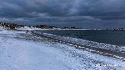 Husebysanden i vinterdrakt.
Keywords: Husebysanden