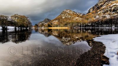 Straumen naturreservat i vinterdrakt.
Keywords: Straumen